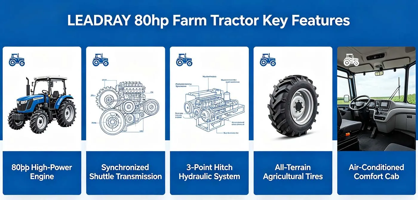 LEADRAY 80hp Farm Tractor LEADRAY 80hp Farm Tractor